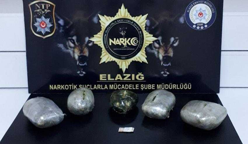Elazığ'da uyuşturucu operasyonu: 3 tutuklama